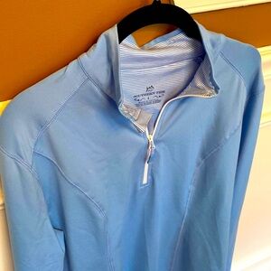 Southern Tide EUC Women’s Beautiful Baby Blue Zipped Pullover - Sz Large